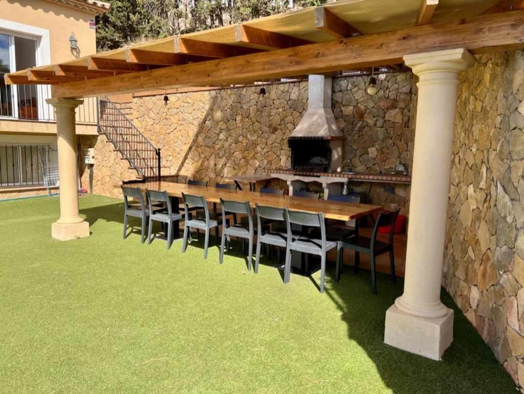 Casa Mas Ambros Con Piscina Desbordante Villa Calonge  Exterior photo